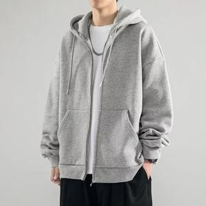 Sudadera con capucha informal suelta para hombre Color puro Primavera Otoño Nuevo estilo Versátil Cómodo Ropa de abrigo deportiva Marca de moda - Product Image 5