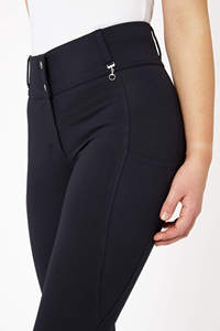 Pantalones de mujer personalizados de alto rendimiento, mallas, ropa ecuestre al por mayor, pantalones con estampado de silicona de tiro alto - Product Image 4