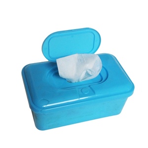 Boîte de lingettes humides pour bébé Uniquality, conteneur en plastique avec couvercle rabattable pour le nettoyage des mains, du corps et du visage - Product Image 2