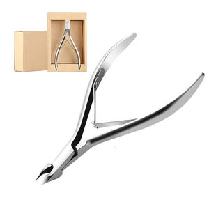 Coupe-cuticules en acier inoxydable argenté professionnel pour manucure, coupe-cuticules à marque privée, outil de nail art - Product Image 6