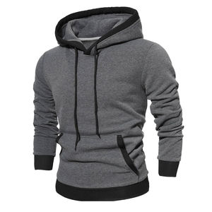 Sweat à capuche pour homme avec logo personnalisé, polaire 300g, 100% coton, séchage rapide, respirant, design uni - Product Image 1