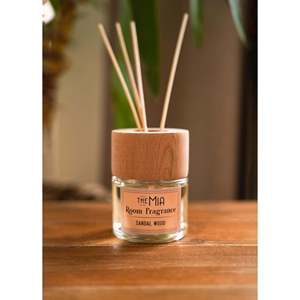 Parfum d'ambiance en bois de santal 100cc Diffuseur d'arômes Huile essentielle de qualité supérieure pour la décoration intérieure et la détente - Product Image 2