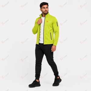 เสื้อแจ็คเก็ตผู้ชาย Tiierwear สีแดงเลือดหมู คอตั้ง ซิปหน้า ผ้า softshell ทรงเข้ารูป แห้งเร็ว สปอร์ต สำหรับฤดูใบไม้ผลิ - Product Image 4