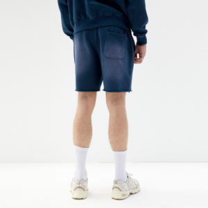 Short d'été vintage en coton délavé à l'acide short pour homme personnalisé délavé au soleil respirant avec cordon de serrage et ceinture élastique - Product Image 3