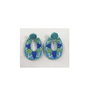 <b>Top</b> Selling Embroidery <b>Earring</b> Wholesale Price Fashion Beads <b>Earring</b> for Women Girls Use for Gifts <b>Earrings</b> For Handmade Product - Product Image 5