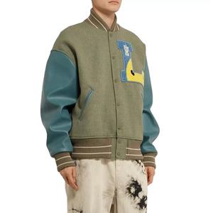 Blouson aviateur pour hommes personnalisé nouveau design veste d'hiver matelassée avec logo léger quantité en vrac de tissu tissé en laine vente en gros - Product Image 6