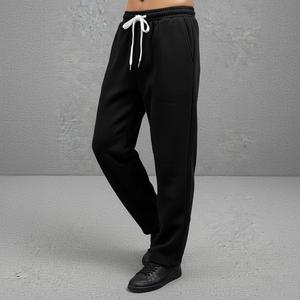 สินค้ามาใหม่ 2026 คุณภาพสูง 240 กรัม ผ้าทอ 100% ผ้าฝ้าย พิมพ์โลโก้ตามสั่ง กันน้ำ สไตล์ฮิปฮอป ลำลอง สำหรับฤดูใบไม้ร่วง กางเกงวอร์ม - Product Image 6