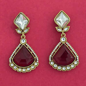 Indo Western Classic <b>Chandelier</b> <b>Earrings</b> with Mehndi Plating Artifical Jewellery Exporter in India <b>Fashion</b> Accessory - Product Image 1