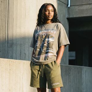 Shorts Bermuda personnalisés en polyester/nylon pour femmes, broderie hip-hop, coupe régulière, taille haute élastique, séchage rapide, pantalon de sport - Product Image 5