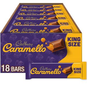 CADBURY CARAMELLO Milk Chocolate Caramel King Size, Candy <b>Bars</b>, 2.7 oz (18 Count) - Product Image 2