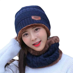 Vente en gros de bonnet d'hiver avec logo personnalisé 2025 chapeau en acrylique doublé en tricot cool bas épais et chauds pour hommes et femmes de style souple - Product Image 3