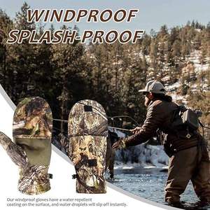 Tactical Hunting Gloves with Anti Slip Grip and Adjustable Wrist <b>Strap</b> for Outdoor Shooting Camping and Custom Branding Orders - Product Image 3