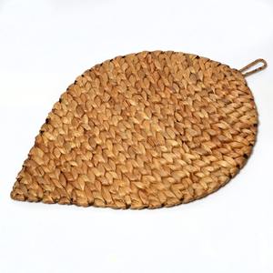 Water hyacinth <b>placemat</b> charger plates competitive price decorative weave fiber plate mats - Product Image 1