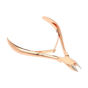Coupe-ongles professionnel en acier inoxydable rose doré de luxe, prix d'usine, logo personnalisé, ouverture large pour les ongles épais, beauté - Product Image 6