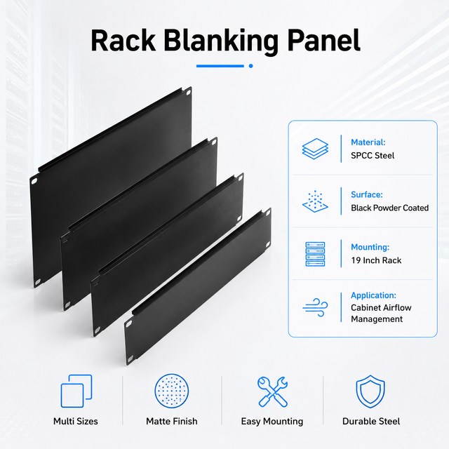 19 Inch 1U 24 Port Cat6 FTP RJ45 Patch Panel Rack Mount Blank Patch Panel for Network Cabinet SPCC Steel DDP Shipping