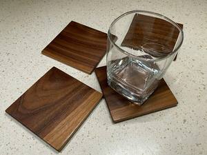 Ensemble de sous-verres personnalisables en bois d'acacia, écologiques, pour la maison et la restauration, directement de l'usine - Product Image 3