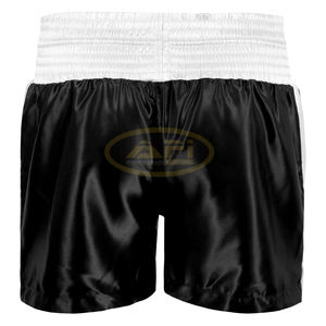 Pantalones cortos de satén UFC para hombre, Equipo de Boxeo transpirable de secado rápido para adultos, en blanco, MMA, Muay Thai, entrenamiento, poliéster, ropa de artes marciales - Product Image 2