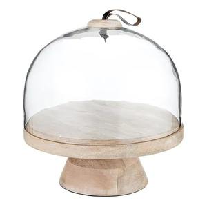 Best Quality Modern Round Natural Wood <b>Cake</b> <b>Stand</b> with Pedestal Base Dishwasher Safe for Birthday <b>Cakes</b> Cupcakes Pastry Displays - Product Image 4