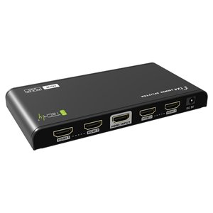 Techly 1x4 Splitter 4K UHD HDR EDID Switch 4 พอร์ต - Product Image 2