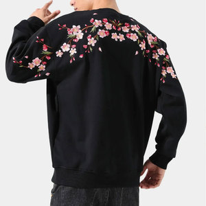 Sudaderas con logotipo personalizado de alta calidad para hombre, Jersey 100%, sudaderas bordadas de buena calidad para hombre - Product Image 3