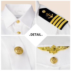 Derniers uniformes de pilote et de stewardess personnalisés RABUSH SPORTS, vente en gros, service OEM/ODM, haute qualité, 100% polyester, compagnie aérienne - Product Image 2