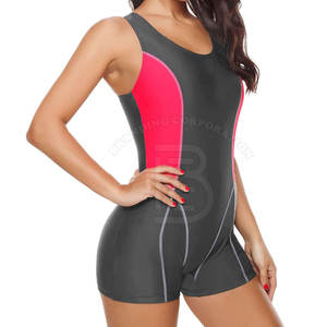 Maillot de bain rayé pour femmes au design unique, fabrication pakistanaise, coupe ajustée, vêtements de plage, maillot de bain une pièce sans manches - Product Image 4