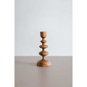 Candelabro de madera decorativo para mesa de casa de nuevo diseño Vintage, candelabro hecho de madera Natural, soporte de vela al precio más barato - Product Image 3