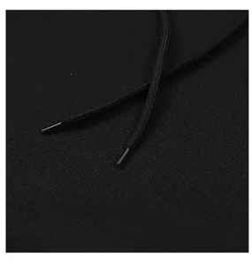 Sudadera con Capucha de Lana 100% para Hombre, Manga Larga, Color Sólido, Forro Polar Otoñal, Transpirable, 380g, con Bolsillo, Personalizable con Bordado - Product Image 4