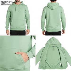 Sudadera con Capucha de Invierno de Algodón Premium 2025, Ligera, de Color Sólido, Transpirable, de Secado Rápido, con Bolsillo, Personalizable para Hombre - Product Image 4