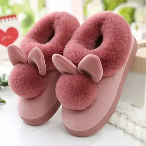 Wholesale Cotton Slippers Winter Homemade Korean Style Stuffed Home-made Indoor All-inclusive Heel Cotton Shoes