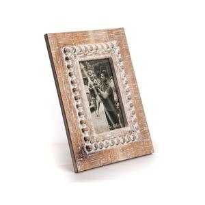 Cadre photo en bois élégant fabriqué à la main pour un portrait de famille intemporel anniversaire de mariage décoration de la maison et option de cadeau - Product Image 4