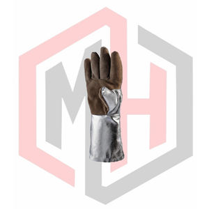 Gants de soudage de sécurité en cuir aluminisé, résistants à la chaleur et à la déchirure, anti-coupure, respirants, sans silicone, à bas prix, très vendus - Product Image 3