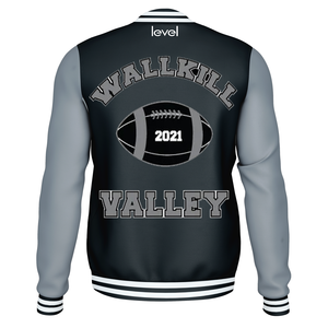 Chaqueta universitaria de alta calidad de fabricante para hombre, chaqueta universitaria de béisbol con mangas de cuero de chenilla bordadas, chaqueta universitaria con letras personalizadas - Product Image 2