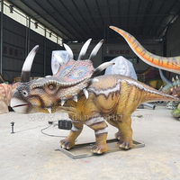 4 mètres Dinosaur Land Animatronic Styracosaurus