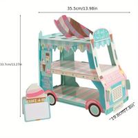Vendita al dettaglio personalizzato POS espositore in carta portatile Mini cartone ondulato in cartone per dolci caramelle Mini Pallet Display