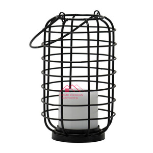 Handle Accurate OEM Design Most Trending Parties Celebration Accessories Black Finished <b>Candle</b> <b>Lantern</b> - Product Image 3