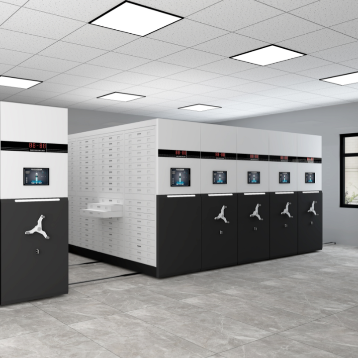 Compact Rack Mobile Shelving - Durable Steel Storage