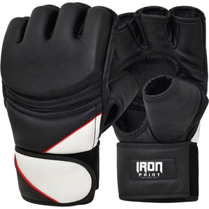 Guantes de cuero MMA hechos a medida con el mejor diseño para gimnasio en casa, boxeo, entrenamiento de lucha, Material de PVC de alta cantidad con punzonado - Product Image 3