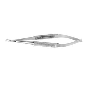 Portaagujas Barraquer de calidad superior curvado sin bloqueo en microcirugía de acero inoxidable aguja fina - Product Image 4