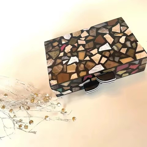 Conjunto Completo de Bolso de Mano de Lujo con Diseño de Mariposa, Chapado en Oro, con Imitación de Perlas y Resina Epoxi, para Bodas - Product Image 1