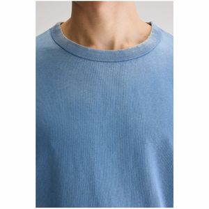 เสื้อยืดผ้าฝ้ายระบายอากาศแห้งเร็วของผู้ชายเสื้อยืดธรรมดาซักได้100% โลโก้ตามสั่ง - Product Image 4