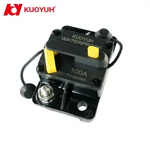 KUOYUH 16 Series thermal circuit breaker 25A-150A Hi amp protector waterproof IP67 Surface Mount Stud