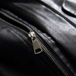 Chaqueta de Motociclista de Cuero con Camuflaje de Piel de Oveja Recubierta 2024, de Alta Calidad para Invierno, para Hombre, Estilo Urbano, Impermeable y Cortavientos - Product Image 6