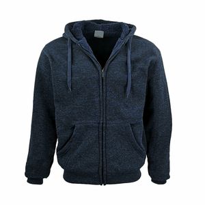 Chaqueta con Capucha y Cremallera para Hombre, Personalizada, Resistente al Viento y Transpirable, de Poliéster/Algodón, con Logotipo Personalizado, Diseño Desgastado con Lavado Intenso - Product Image 5