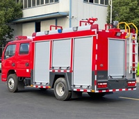 Camion de pompiers à mousse d'eau 4x2 neuf, 4000L, véhicule de lutte contre l'incendie à vendre