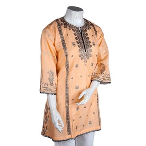 Jhabla Bordada para Mujer - Color Durazno - Product Image 1