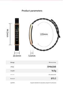 B3 <b>smart</b> bracelet heart rate blood oxygen sleep <b>health</b> exercise step count multi-sports mode reminder wear bracelet - Product Image 1