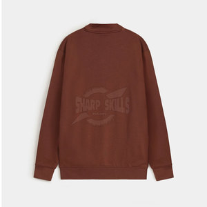 Sweat-shirt à quart de fermeture éclair en coton et polyester Logo personnalisé Sweat-shirt à quart de fermeture éclair grande taille à vendre - Product Image 2