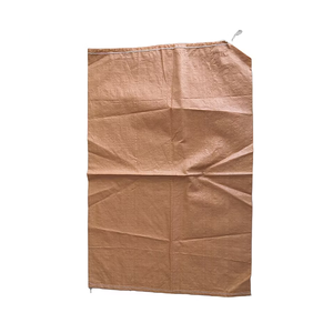 Bolsa tejida de PP marrón hecha en Vietnam, 50kg de capacidad, impresión flexográfica, producto de plástico para arroz y maíz - Product Image 3
