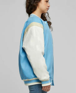 Veste universitaire personnalisée Hommes Femmes |   Veste de baseball en laine et cuir |   Fabricant de vestes de baseball pour collèges OEM - Product Image 3